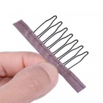 Agrafa de par pentru cusut peruci sau extensii MAP12 cu 7 pini Saten Mediu